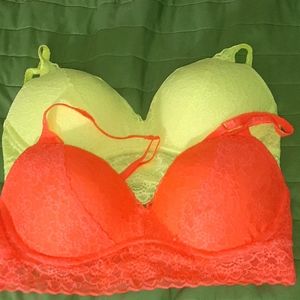 Set of VS Pink Bralettes Size L (a-c)